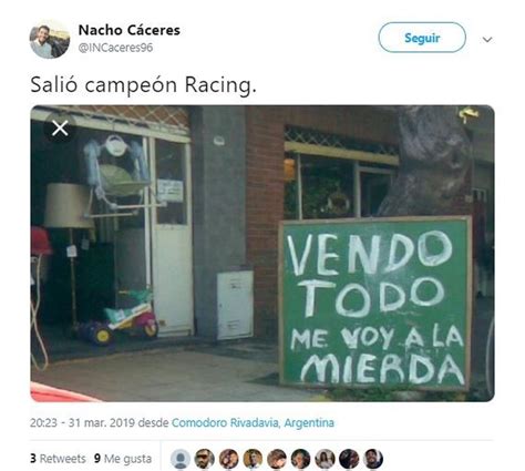 Los mejores memes de Racing campeón de la Superliga