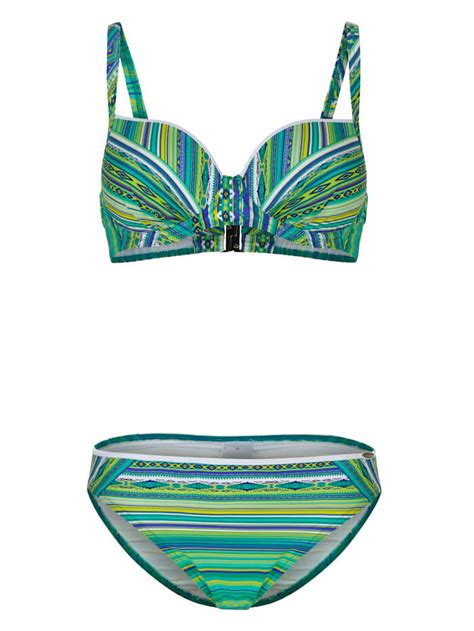 Bikini Met Zomerse Patronenmix Sunflair Groen Aanbieding Bij Klingel