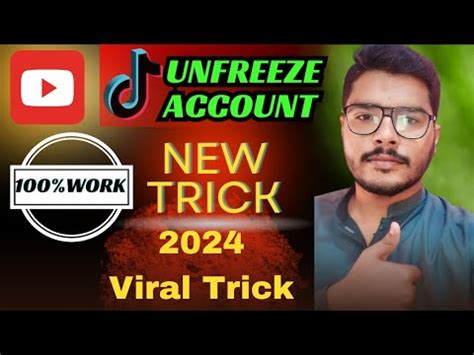 Viral Trick How To Unfreeze Tiktok Account In Tiktok Account