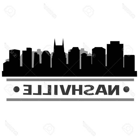 Nashville Skyline Vector at GetDrawings | Free download