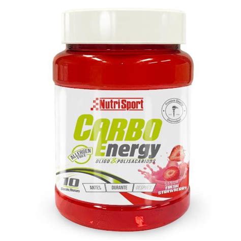 Nutrisport Polvos Carbo Energy Gr Fresa Blanco Bikeinn