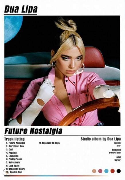 Dua Lipa - Future Nostalgia Album Cover Poster Unframed | #3935209438