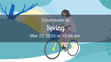 Spring Countdown – Countdown to Mar 20, 2026 10:46 am