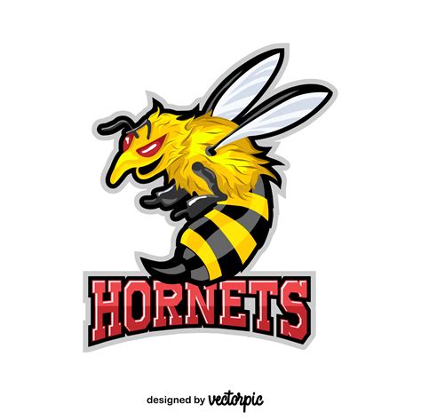 Hornetsesportlogofreevector Vectorpic