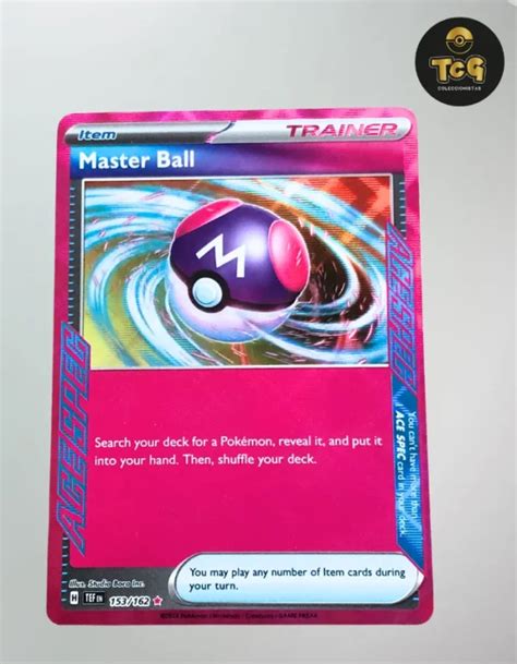 Master Ball 153 162 Temporal Forces TCG Coleccionistas