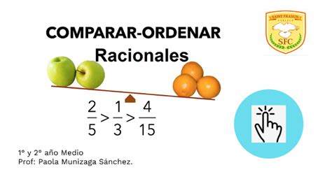 Orden Y Comparación En Los Racionales By Paola Alejandra On Prezi