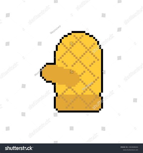 Hot Glove Pixel Art 8 Bit Stock Vector Royalty Free 2322648441 Shutterstock