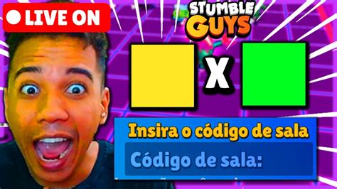 Stumble Guys Ao Vivo Agora Live Jogando Inscritos Block Dash