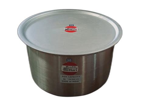 Polished Silver 50 L Aluminium Tope At Rs 310 Kg In Shapar ID