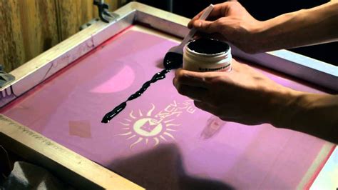 Silk Screen Ink Transfer First Attempt Youtube