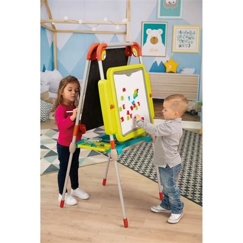 Tableau Evolutif Ardoise Double Face Smoby Accessoires Vert