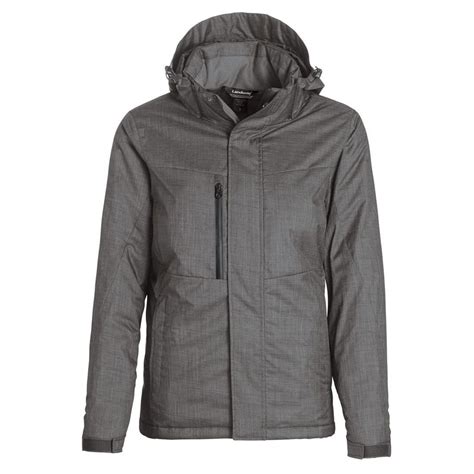 Landway Men S Heather Grey Odyssey Thermal Parka