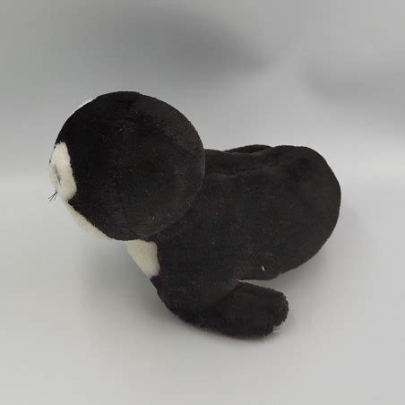 Peluche Otarie Phoque Noir Blanc MGM DODO D AMOUR