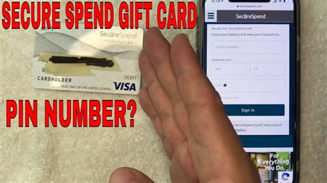 How To Get Pin On Secure Spend Prepaid Visa Gift Card Youtube