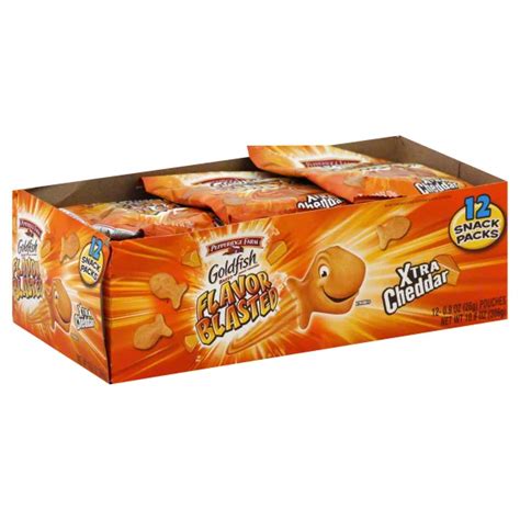 Pepperidge Farm Goldfish Flavor Blasted Xtra Cheddar Snack Packs Shop