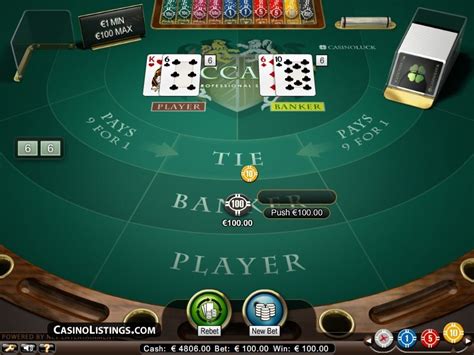 Free Baccarat game (Net Entertainment) | Casino Listings free games