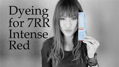 Dyeing For Ion Color Brilliance 7rr Intense Red Youtube