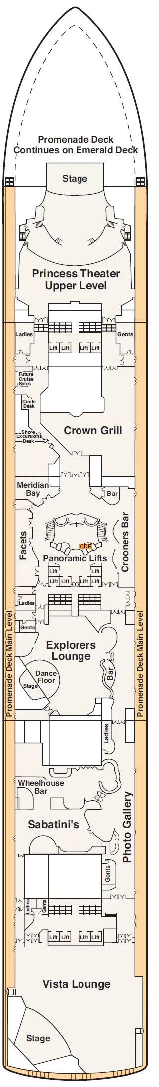 Star Princess II Promenade deck 7 plan | Cruisedeckplans.com