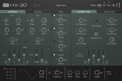 合成器 UVI HX 20 UVI Workstation Falcon SOUNDBANK 电子合成音效素材 E知音