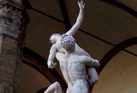 Il Ratto Delle Sabine Del Giambologna Michelangelo Buonarroti Tornato