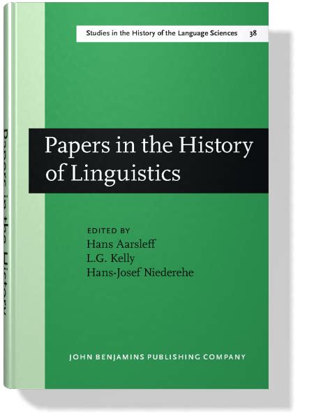 Papers In The History Of Linguistics Proceedings Of The Third