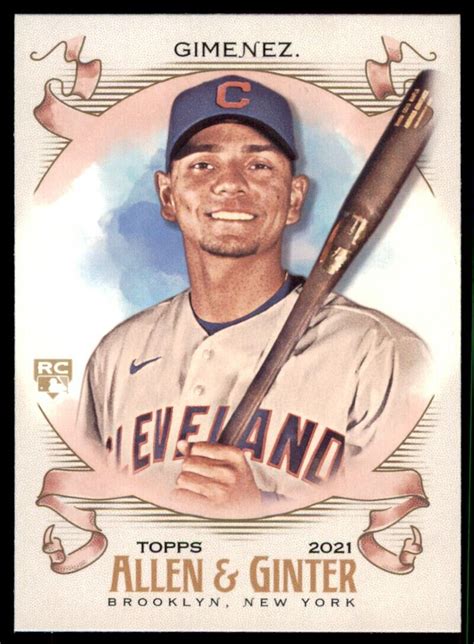 Andres Gimenez 2021 Topps Allen Ginter Rookie Card 45 Cleveland