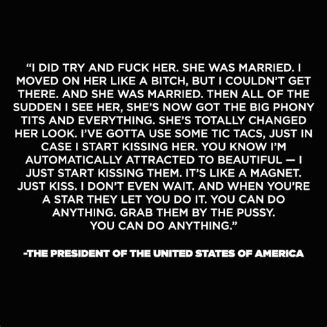 Donald Trump Pussy Quote Art Predator