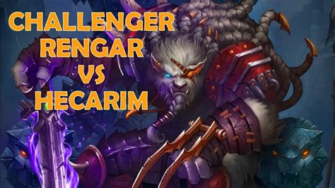 Rengar Vs Hecarim Rengar Jungle Gameplay Build Runes Season