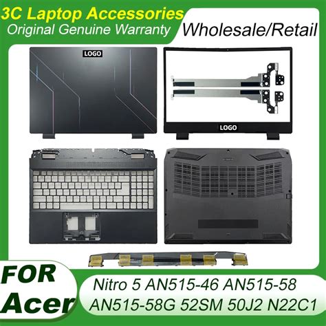 Cubierta Trasera LCD Para Acer Nitro 5 AN515 46 AN515 58 51R3 52SM 50J2