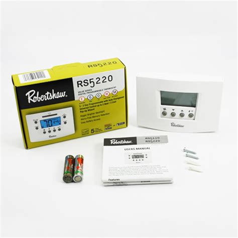 Robertshaw Rs Heat Cool Digital Day Programmable