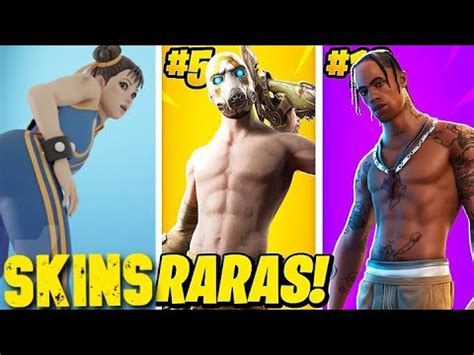 Skins Mais Raras Do Fortnite Youtube