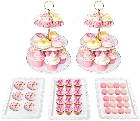 Amazon Fashionclubs Tier Round Cake Stand Macaron Tower Plastic