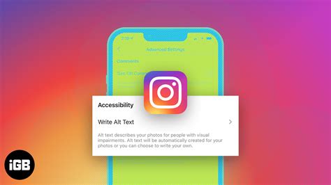 How To Add Alt Text To Instagram Posts On Iphone Ways Igeeksblog