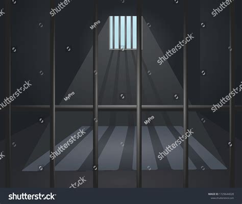 Prison Bars Cell Vector Illustration Stock Vector (Royalty Free ...