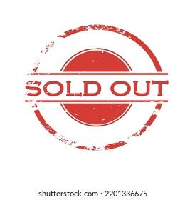 Sold Out Sticker Vector Red Stock Vector (Royalty Free) 2201336675 | Shutterstock