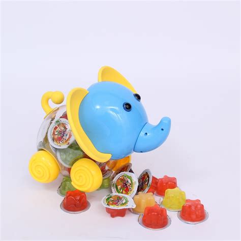 Wholesale MiniCrush cup jelly in Lovely Elephant candy bottle jar Manufacturer and Supplier | Litai