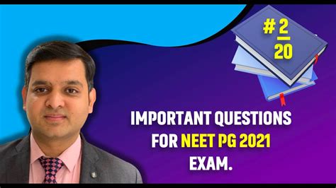 IMPORTANT QUESTIONS FOR NEET PG 2021 EXAM 2 20 YouTube