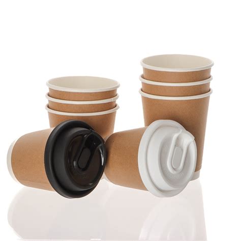 Customized Kraft Biodegradable Disposable Plane Paper Coffee Cups