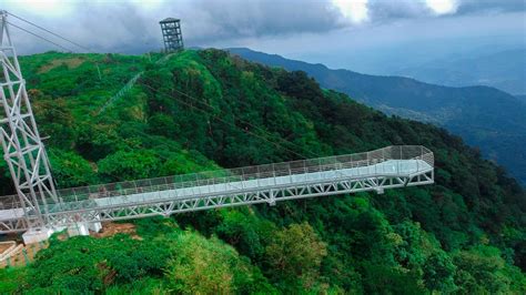 Vagamon Glass Bridge Longest Cantilever Glass Bridge In India