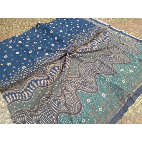 Jual Kain Batik SOLO Bahan Paris Motif Modern Warna Pastel Shopee