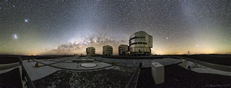 Magellanic Clouds Zodiacal Light And Gegenschein On A VLT Panorama