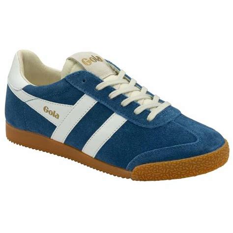 Gola Classics Retro Elan Suede Trainers In Marine Blue White