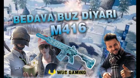 BEDAVA BUZ DİYARI M416 PUBG MOBİLE YouTube