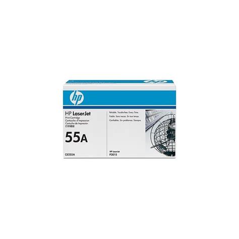 Toner Noir Hp Pour Laserjet P3010 55a