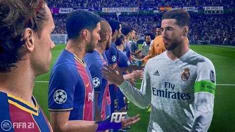 Fifa Fc Barcelona Vs Real Madrid Uefa Champions League Youtube