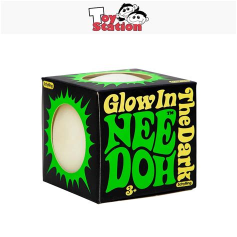 Schylling Glow In The Dark Needoh Colors Randomly Shipped Squishy