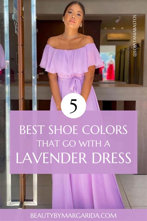 Best Shoe Colors That Go With A Lilac Lavender Dress Lavender