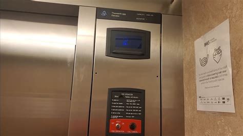 ThyssenKrupp Hydraulic Elevator Holiday Inn Cedar Hill TX YouTube