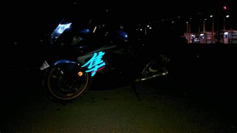 Decals Emblems Flags Hayabusa Sticker Decal Lighted Illuminated