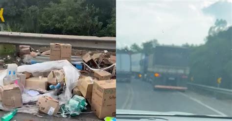 V Deo Carreta Carga De Bebidas Tomba Na Serra Dona Francisca